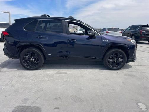 Blue Print w/Midnight Black Roof 2021 Toyota RAV4 Prime XSE
