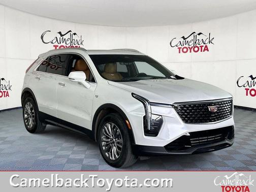Crystal White Tricoat 2025 Cadillac XT4 Premium Luxury
