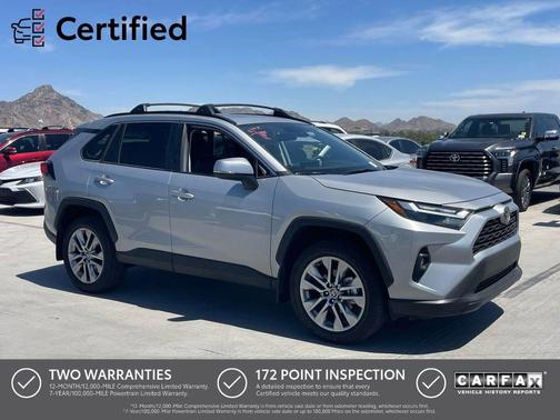 Silver Sky 2025 Toyota RAV4 XLE Premium