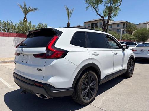 Platinum White Pearl 2026 Honda CR-V Hybrid Sport Touring AWD