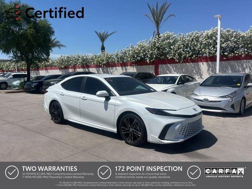 Wind Chill Pearl 2025 Toyota Camry XSE