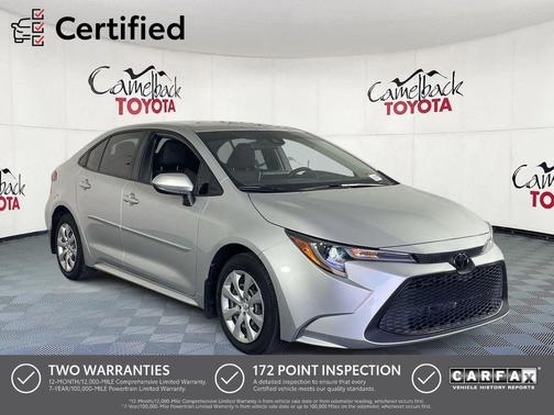 Classic Silver Metallic 2021 Toyota Corolla LE