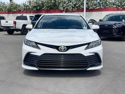 Super White 2021 Toyota Camry LE