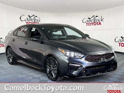 Gravity Gray 2021 Kia Forte GT-Line