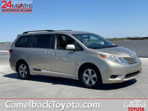 Creme Brulee Mica 2017 Toyota Sienna LE