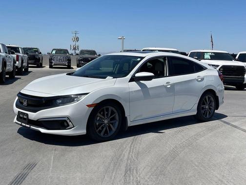 Platinum White Pearl 2020 Honda Civic EX