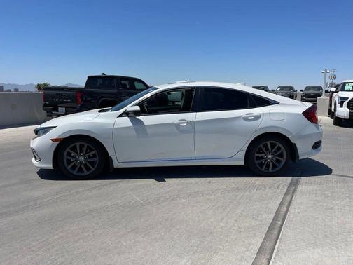 Platinum White Pearl 2020 Honda Civic EX