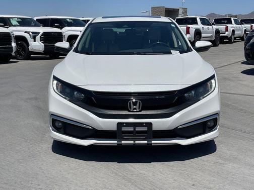 Platinum White Pearl 2020 Honda Civic EX