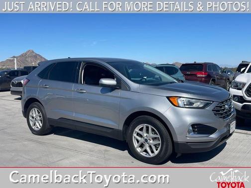 Iconic Silver 2022 Ford Edge SEL