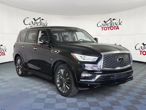 Black Obsidian 2020 INFINITI QX80 Luxe