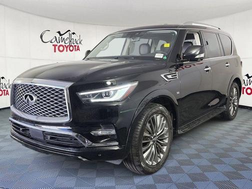 Black Obsidian 2020 INFINITI QX80 Luxe