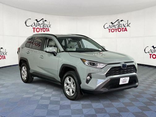 Lunar Rock 2020 Toyota RAV4 Hybrid XLE