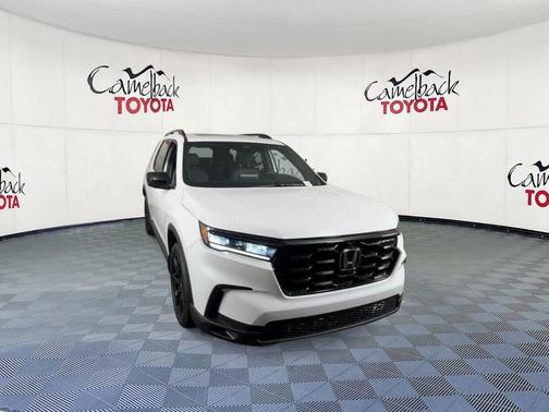 Platinum White Pearl 2025 Honda Pilot Black Edition