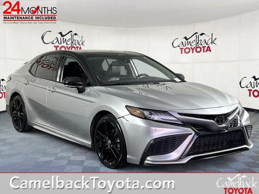 Celestial Silver Metallic/Midnight Black Metallic 2022 Toyota Camry XSE