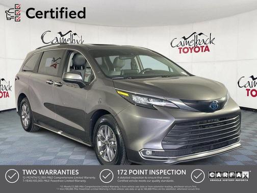 Predawn Gray Mica 2024 Toyota Sienna XLE