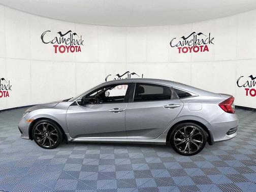 Lunar Silver 2019 Honda Civic Sport