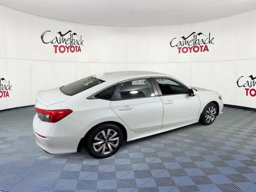 Platinum White Pearl 2023 Honda Civic LX