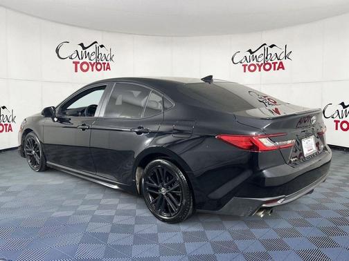 Midnight Black Metallic 2025 Toyota Camry SE