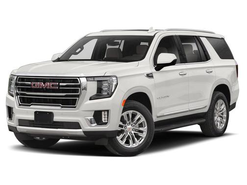 White Frost Tricoat 2021 GMC Yukon SLT