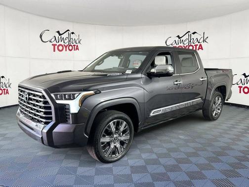 Magnetic Gray Metallic 2024 Toyota Tundra Hybrid Capstone