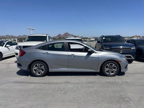 Modern Steel Metallic 2017 Honda Civic LX