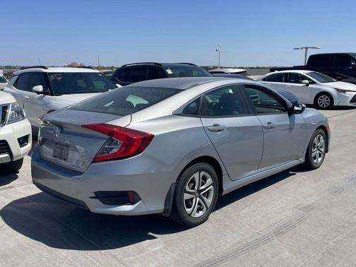 Modern Steel Metallic 2017 Honda Civic LX