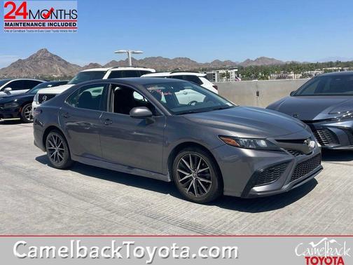 Predawn Gray Mica 2021 Toyota Camry SE