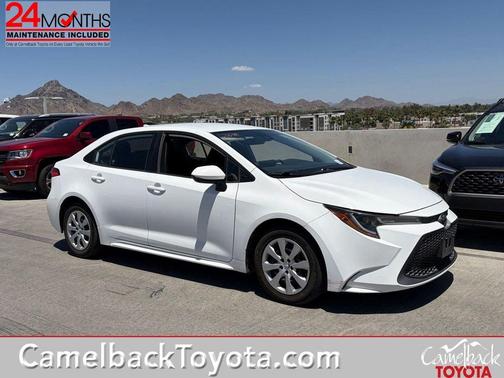 Super White 2021 Toyota Corolla LE