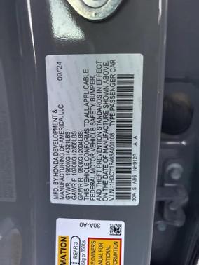 2025 Honda Accord Sport SE 1.5T