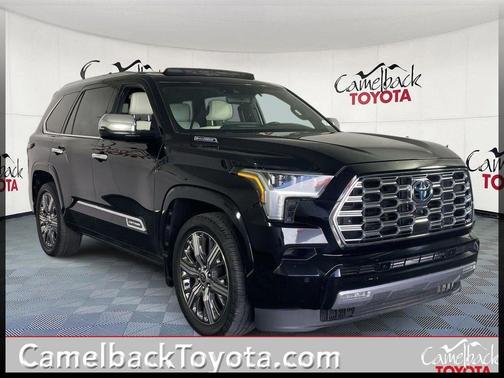 Midnight Black Metallic 2023 Toyota Sequoia Capstone