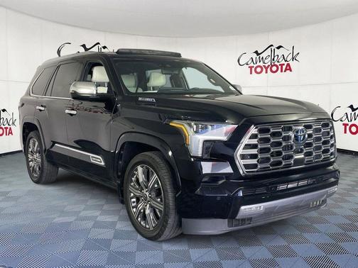 Midnight Black Metallic 2023 Toyota Sequoia Capstone