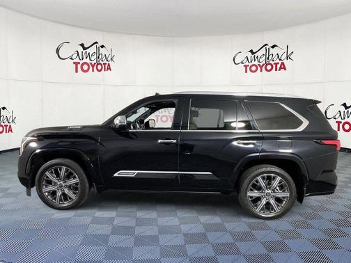 Midnight Black Metallic 2023 Toyota Sequoia Capstone