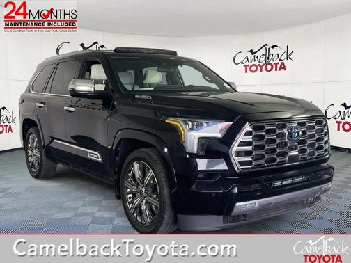 Midnight Black Metallic 2023 Toyota Sequoia Capstone