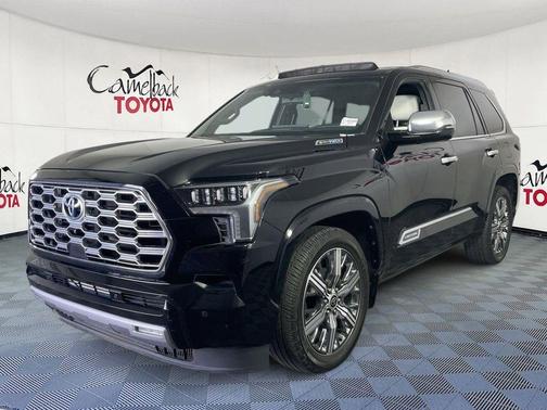 Midnight Black Metallic 2023 Toyota Sequoia Capstone