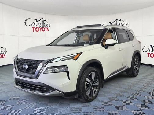 Pearl White Tricoat 2022 Nissan Rogue Platinum