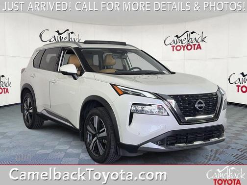 Pearl White Tricoat 2022 Nissan Rogue Platinum
