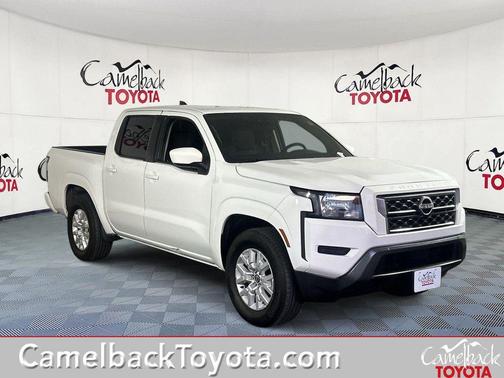 Glacier White 2023 Nissan Frontier SV