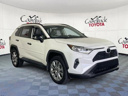 Super White 2019 Toyota RAV4 XLE Premium