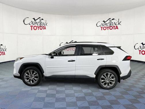 Super White 2019 Toyota RAV4 XLE Premium