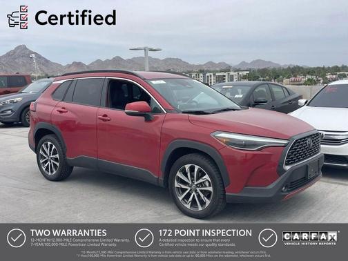 Barcelona Red 2023 Toyota Corolla Cross XLE