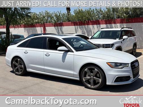 Glacier White 2014 Audi A6 3.0T Prestige Quattro