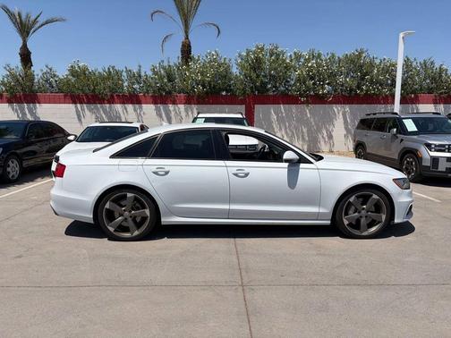 Glacier White 2014 Audi A6 3.0T Prestige Quattro