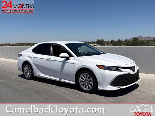 Super White 2020 Toyota Camry LE