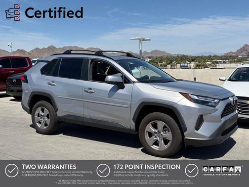 Silver Sky Metallic 2022 Toyota RAV4 XLE