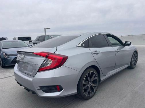 Lunar Silver 2021 Honda Civic Sport