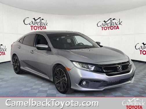 Lunar Silver 2021 Honda Civic Sport