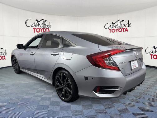Lunar Silver 2021 Honda Civic Sport