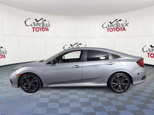 Lunar Silver 2021 Honda Civic Sport