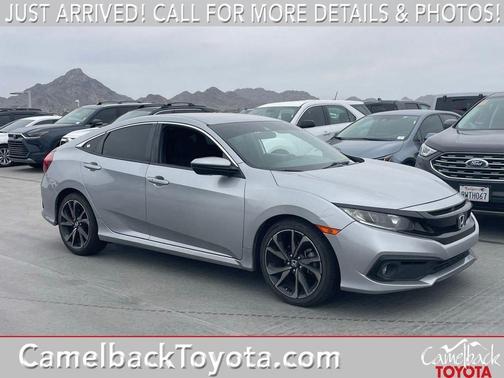 Lunar Silver 2021 Honda Civic Sport