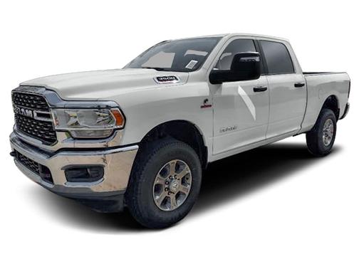 Bright White Clearcoat 2024 RAM 3500 Big Horn Crew Cab 4x4 8' Box